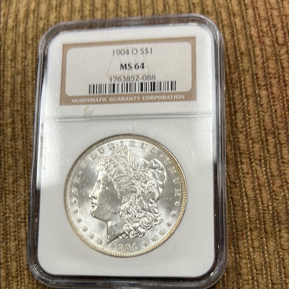 1904 O Morgan Silver Dollar MS64